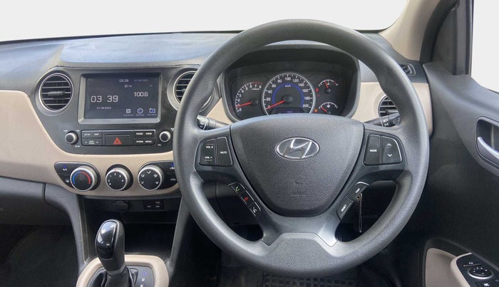 2018 Hyundai Grand i10 SPORTZ AT 1.2 KAPPA VTVT, Petrol, Automatic, 17,026 km, Steering Wheel Close Up