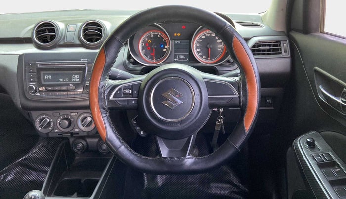 2018 Maruti Swift VXI, Petrol, Manual, 37,780 km, Steering Wheel Close Up