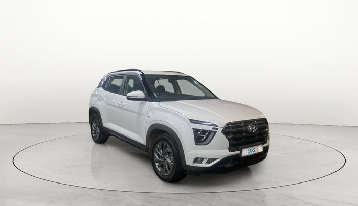 2022 Hyundai Creta SX (O) 1.4 TURBO DCT, Petrol, Automatic, 9,555 km, Right Front Diagonal