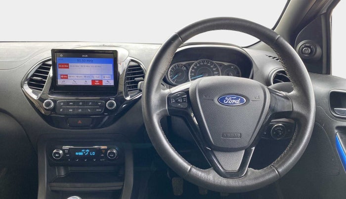 2019 Ford New Figo TITANIUM BLU 1.2 PETROL, Petrol, Manual, 40,604 km, Steering Wheel Close Up