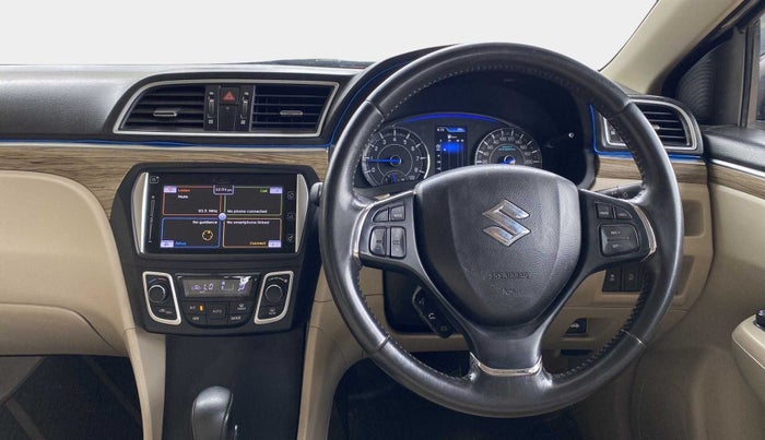 2019 Maruti Ciaz ALPHA  AT 1.5 SHVS PETROL, Petrol, Automatic, 20,729 km, Steering Wheel Close Up