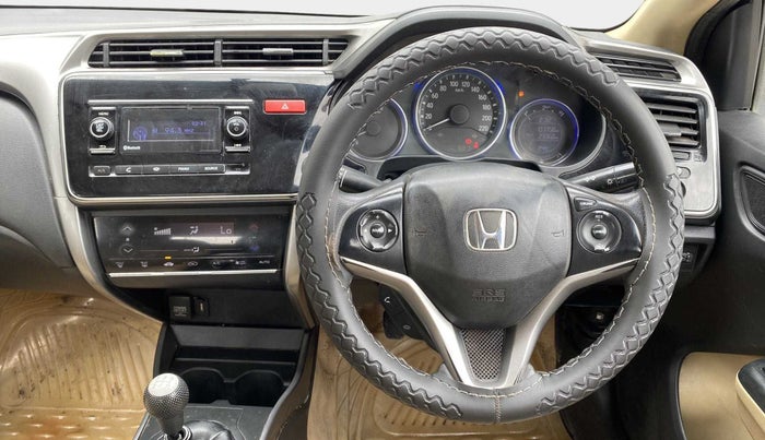 2014 Honda City 1.5L I-VTEC S MT, Petrol, Manual, 1,01,754 km, Steering Wheel Close Up