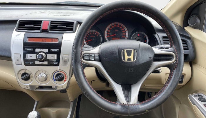 2011 Honda City 1.5L I-VTEC V MT, Petrol, Manual, 1,00,199 km, Steering Wheel Close Up