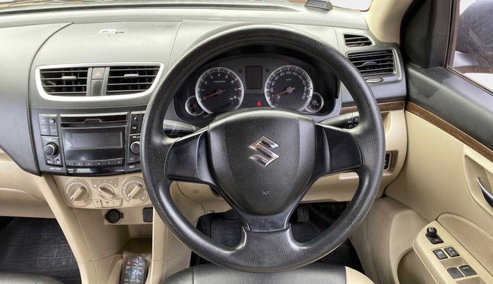 2015 Maruti Swift Dzire VXI, Petrol, Manual, 39,258 km, Steering Wheel Close Up