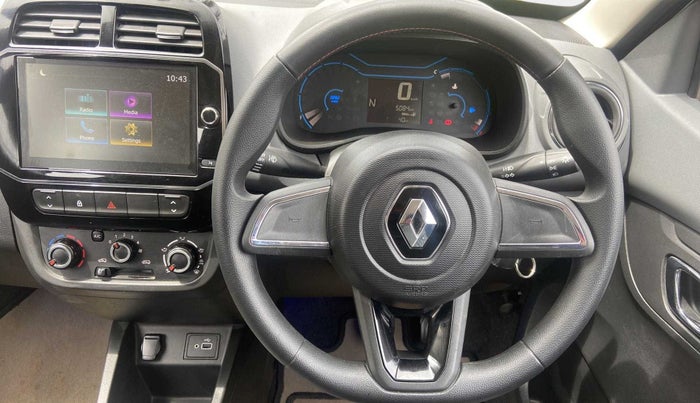 2019 Renault Kwid RXT 1.0 AMT (O), Petrol, Automatic, 5,083 km, Steering Wheel Close Up