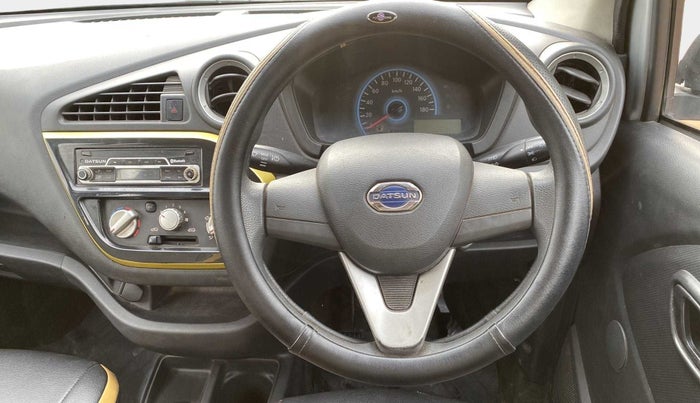 2017 Datsun Redi Go GOLD LIMITED EDITION, Petrol, Manual, 55,345 km, Steering Wheel Close Up