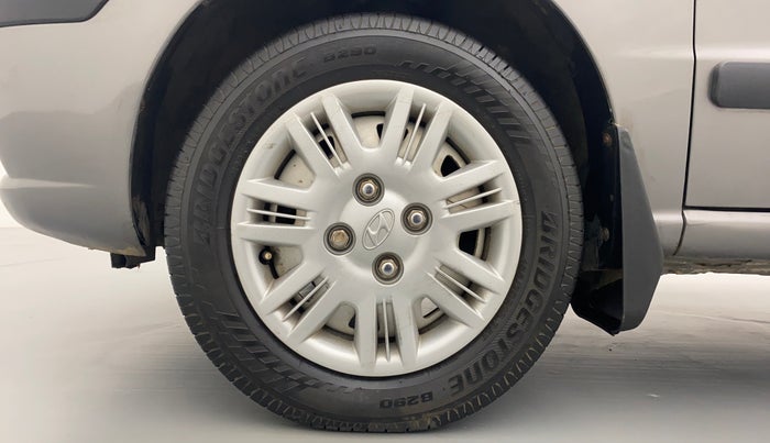 2013 Hyundai Santro Xing GLS, Petrol, Manual, 23,602 km, Left Front Wheel