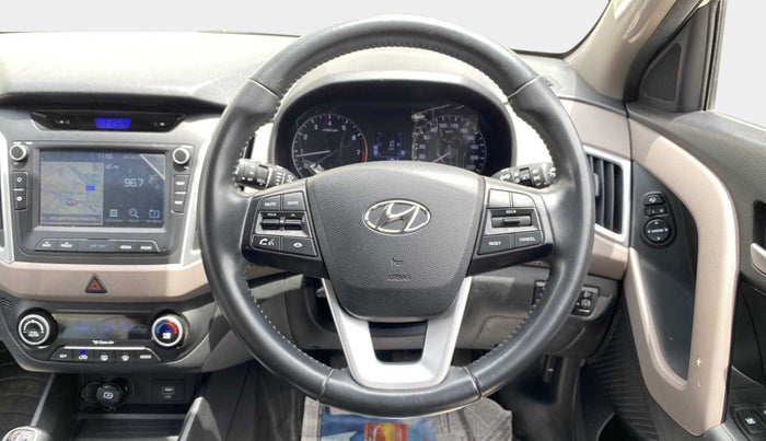 2018 Hyundai Creta SX 1.6 PETROL, Petrol, Manual, 24,159 km, Steering Wheel Close Up