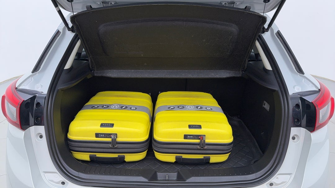 Boot Inside View with Luggage