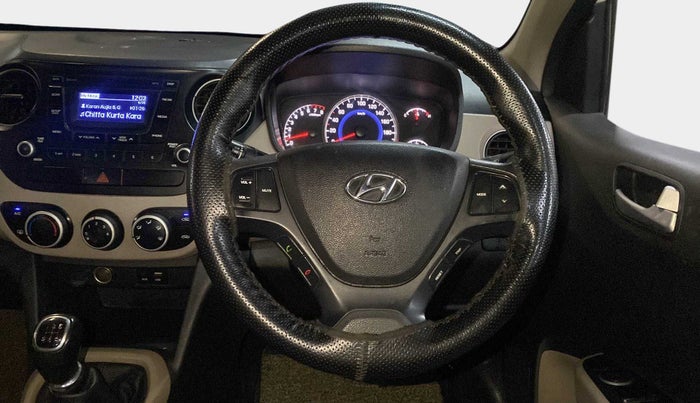 2016 Hyundai Grand i10 SPORTZ 1.2 KAPPA VTVT, Petrol, Manual, 67,236 km, Steering Wheel Close Up