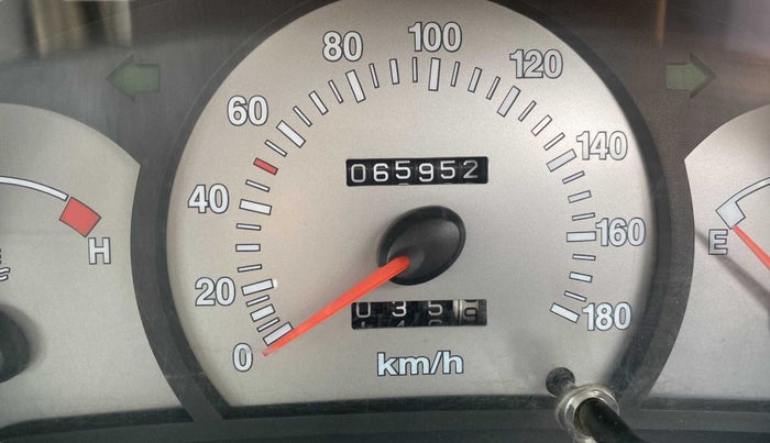 2010 Hyundai Santro Xing GL, Petrol, Manual, 65,916 km, Odometer Image