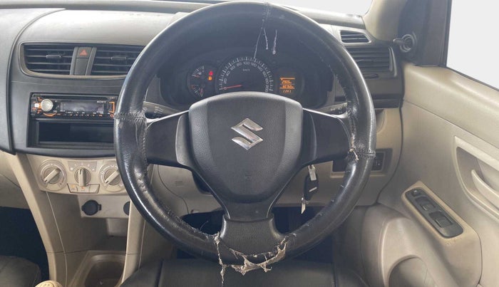 2014 Maruti Swift Dzire LXI, Petrol, Manual, 60,851 km, Steering Wheel Close Up
