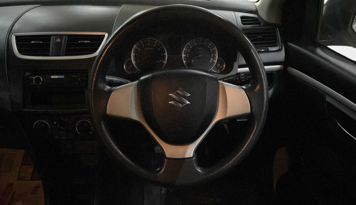 2014 Maruti Swift VXI, Petrol, Manual, 80,580 km, Steering Wheel Close Up
