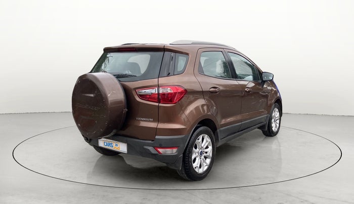 2016 Ford Ecosport TITANIUM 1.5L PETROL AT, CNG, Automatic, 55,639 km, Right Back Diagonal