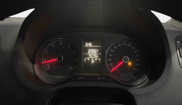 2017 Volkswagen Ameo TRENDLINE 1.2L, CNG, Manual, 70,160 km, Odometer Image