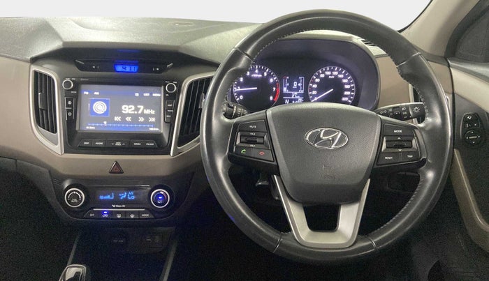 2017 Hyundai Creta SX PLUS AT 1.6 PETROL, Petrol, Automatic, 31,687 km, Steering Wheel Close Up