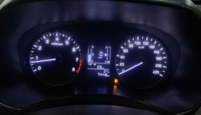 2016 Hyundai Creta SX PLUS 1.6 PETROL, Petrol, Manual, 74,459 km, Odometer Image