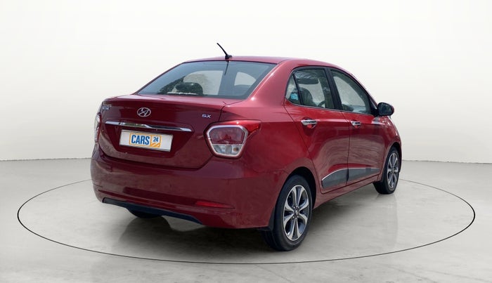 2014 Hyundai Xcent SX AT 1.2 (O), Petrol, Automatic, 50,432 km, Right Back Diagonal