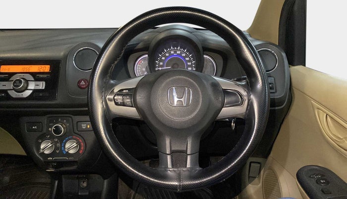 2014 Honda Brio S MT, Petrol, Manual, 87,848 km, Steering Wheel Close Up