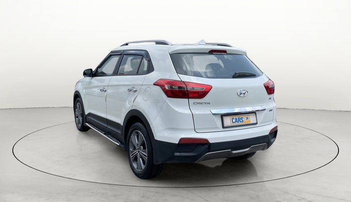 2017 Hyundai Creta SX PLUS AT 1.6 DIESEL, Diesel, Automatic, 51,893 km, Left Back Diagonal
