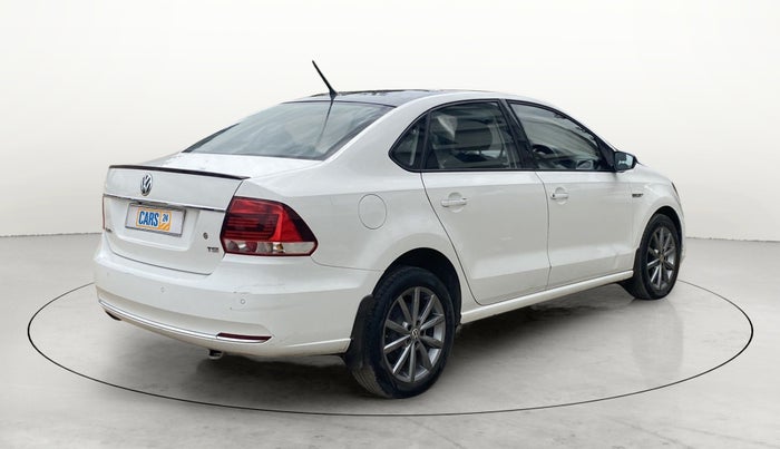 2019 Volkswagen Vento HIGHLINE PLUS 1.2 AT 16 ALLOY, Petrol, Automatic, 45,744 km, Right Back Diagonal