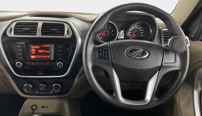 2019 Mahindra TUV300 T8, Diesel, Manual, 30,227 km, Steering Wheel Close Up