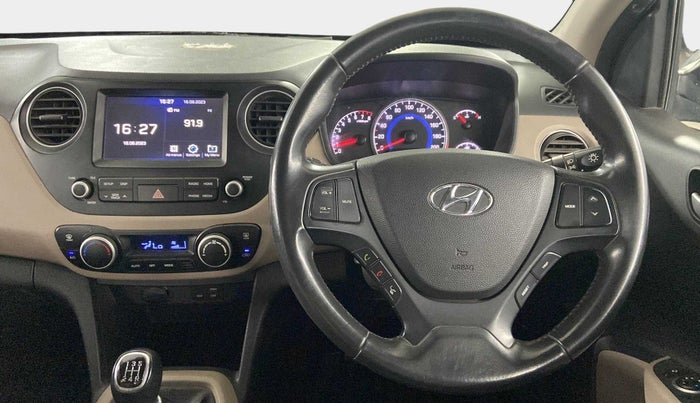 2017 Hyundai Grand i10 ASTA 1.2 KAPPA VTVT, Petrol, Manual, 27,218 km, Steering Wheel Close Up