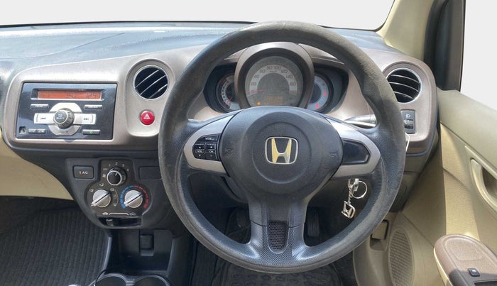 2012 Honda Brio S MT, Petrol, Manual, 97,485 km, Steering Wheel Close Up