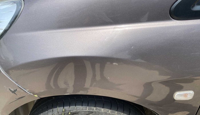 2012 Honda Brio S MT, Petrol, Manual, 97,485 km, Left fender - Circle - Paint ok & Dent >4 inch(On criase Line)