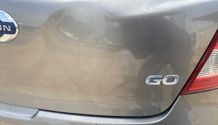 2016 Datsun Go A, Petrol, Manual, 31,316 km, Dicky (Boot door) - Slightly dented