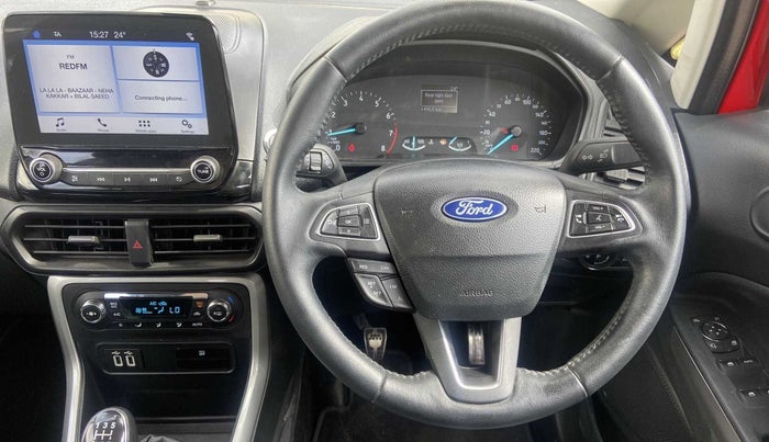 2018 Ford Ecosport TITANIUM + 1.5L PETROL, Petrol, Manual, 6,492 km, Steering Wheel Close Up