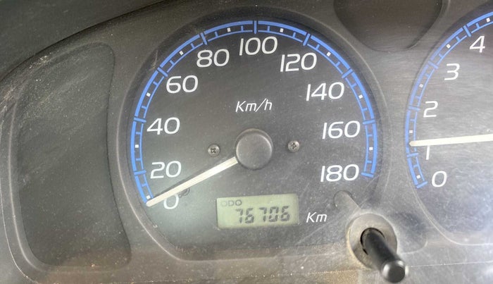2010 Maruti Wagon R VXI MINOR, Petrol, Manual, 77,291 km, Odometer Image