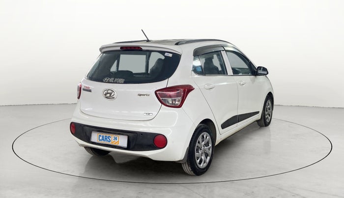 2019 Hyundai Grand i10 SPORTZ 1.2 KAPPA VTVT, Petrol, Manual, 28,538 km, Right Back Diagonal