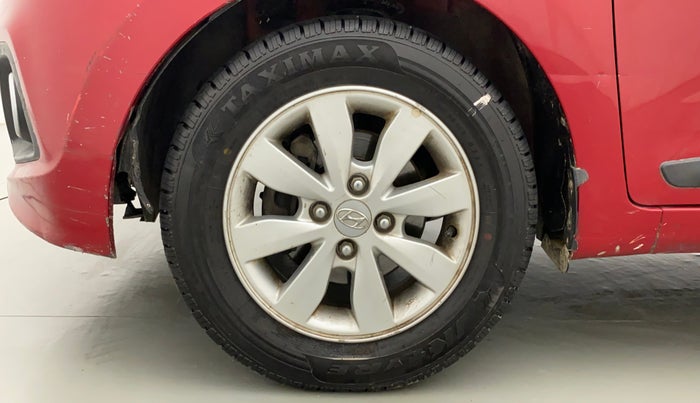 2014 Hyundai Xcent S (O) 1.2, Petrol, Manual, 45,061 km, Left Front Wheel