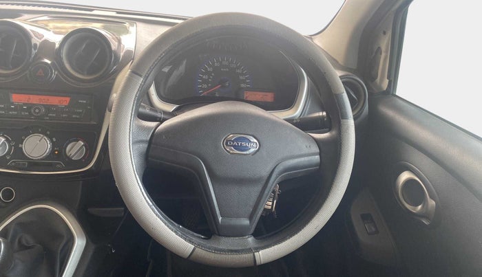 2018 Datsun Go Plus T, Petrol, Manual, 35,899 km, Steering Wheel Close Up