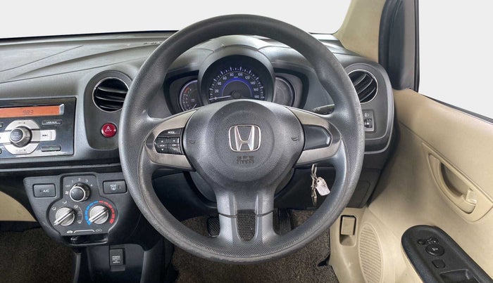 2014 Honda Amaze 1.2L I-VTEC SX, Petrol, Manual, 1,18,976 km, Steering Wheel Close Up