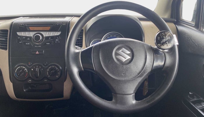 2017 Maruti Wagon R 1.0 VXI, Petrol, Manual, 48,278 km, Steering Wheel Close Up