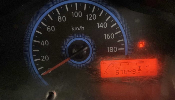 2016 Datsun Redi Go D, Petrol, Manual, 57,848 km, Odometer Image