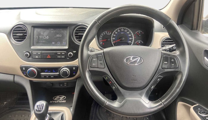 2017 Hyundai Grand i10 ASTA 1.2 KAPPA VTVT, Petrol, Manual, 44,268 km, Steering Wheel Close Up
