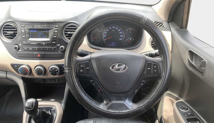 2017 Hyundai Xcent E+, Petrol, Manual, 94,112 km, Steering Wheel Close Up