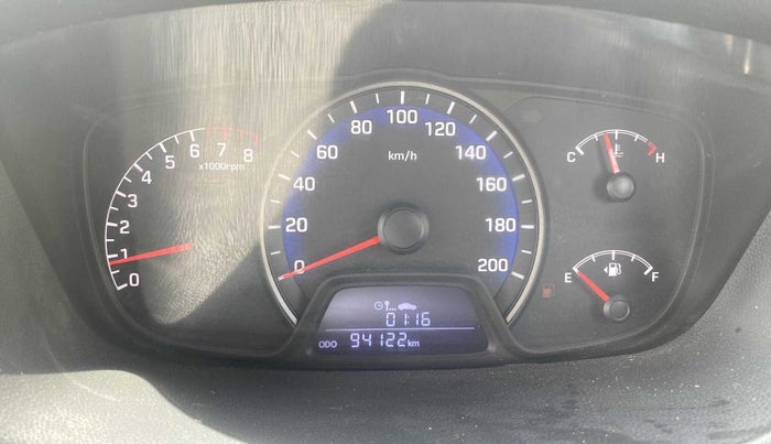 2017 Hyundai Xcent E+, Petrol, Manual, 94,112 km, Odometer Image