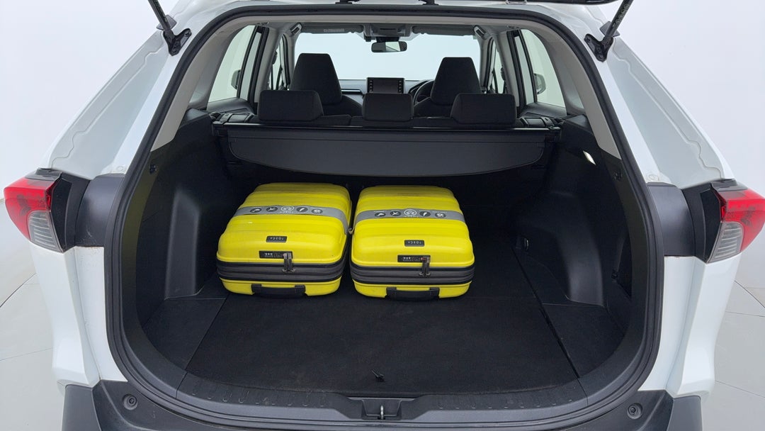 Boot Inside View with Luggage
