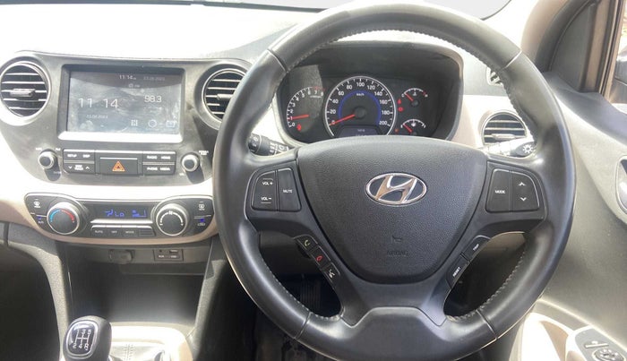 2018 Hyundai Grand i10 ASTA 1.2 KAPPA VTVT, Petrol, Manual, 16,247 km, Steering Wheel Close Up