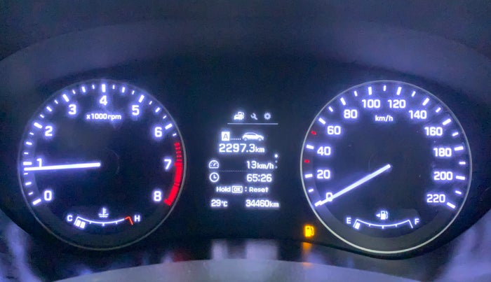 2016 Hyundai Elite i20 ASTA 1.2 (O), Petrol, Manual, 34,509 km, Odometer Image