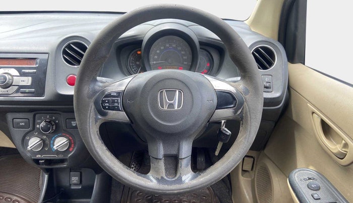 2014 Honda Brio S MT, Petrol, Manual, 91,414 km, Steering Wheel Close Up