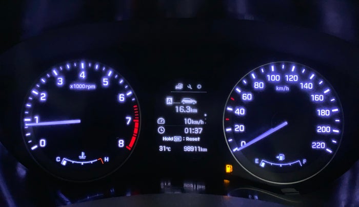 2015 Hyundai Elite i20 ASTA 1.2, Petrol, Manual, 98,911 km, Odometer Image