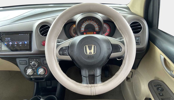 2012 Honda Brio V MT, Petrol, Manual, 57,755 km, Steering Wheel Close Up