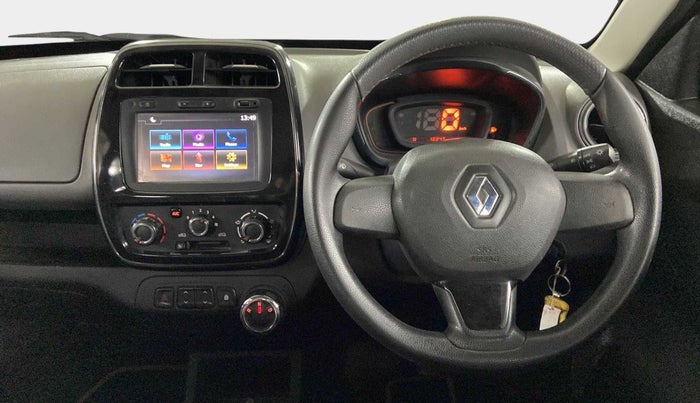 2018 Renault Kwid RXT 1.0 AMT (O), Petrol, Automatic, 18,845 km, Steering Wheel Close Up