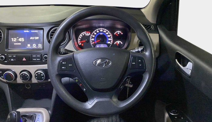 2017 Hyundai Grand i10 SPORTZ (O) AT 1.2 KAPPA VTVT, Petrol, Automatic, 69,705 km, Steering Wheel Close Up