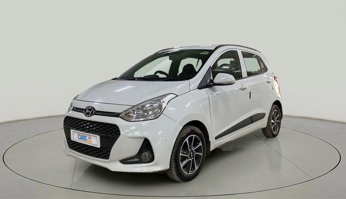 2017 Hyundai Grand i10 SPORTZ (O) AT 1.2 KAPPA VTVT, Petrol, Automatic, 69,705 km, Left Front Diagonal